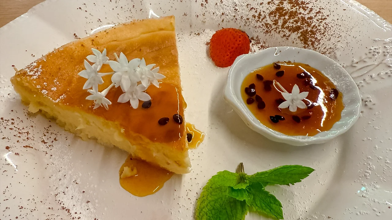 Restaurante Azzurro Madrid Guarena Tarta de Queso - Postres