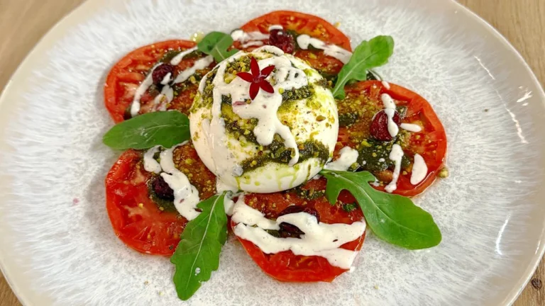 Restaurante Azzurro Madrid Guarena Dona burrata 2 - comida